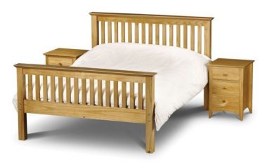 Barsa Pine 4'6 Double High Foot-End Bed