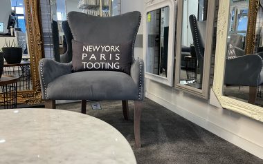 New York, Paris, Tooting Cushion