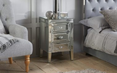Valentino 3 Drawer Bedside