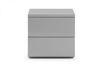 Mona Grey 2 Drawer Bedside