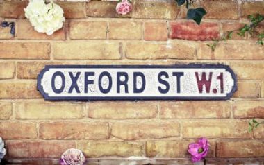 Oxford Street Location Sign