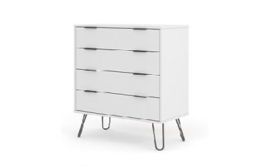 August White 4 Drawer Chest