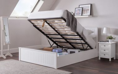 Manhattan 4'6 Double Storage Ottoman Bedframe