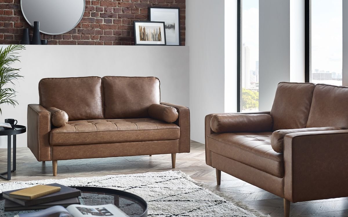 hen301-henley-2-seater-sofa-brown-faux-leather-roomset-1