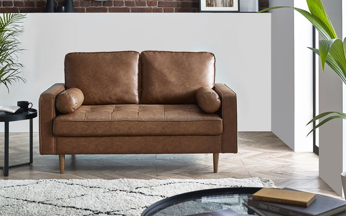 hen301-henley-2-seater-sofa-brown-faux-leather-roomset-2