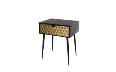 Industry Bedside Cabinet - Gold