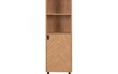 Linear 1 Door 2 Shelf Cabinet