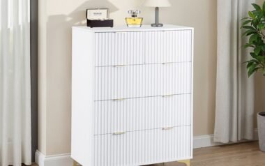 Mia White Gold 3+2 Drawer Chest