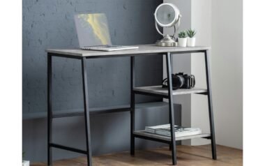 Staten Desk – Black & Grey
