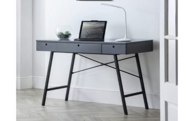 Trianon 3 Drawer Desk – Grey