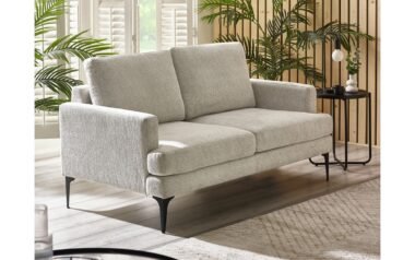 Carrera Cream Sofa – Front View